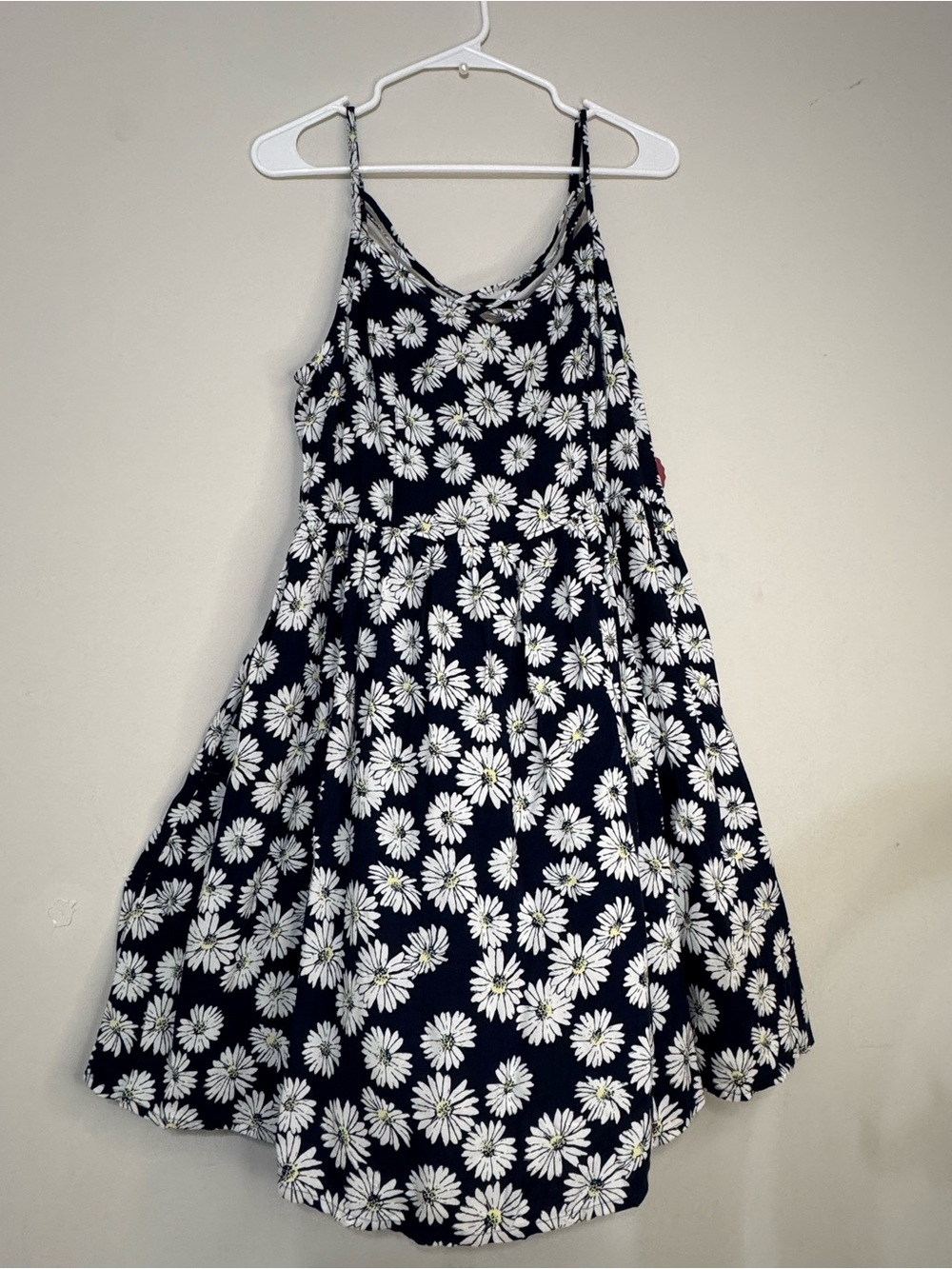 Girls Navy Blue Daisy Print sundress NWT